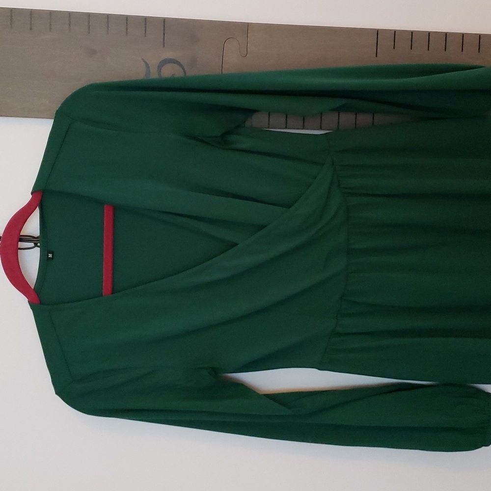 Green Wrap Dress
